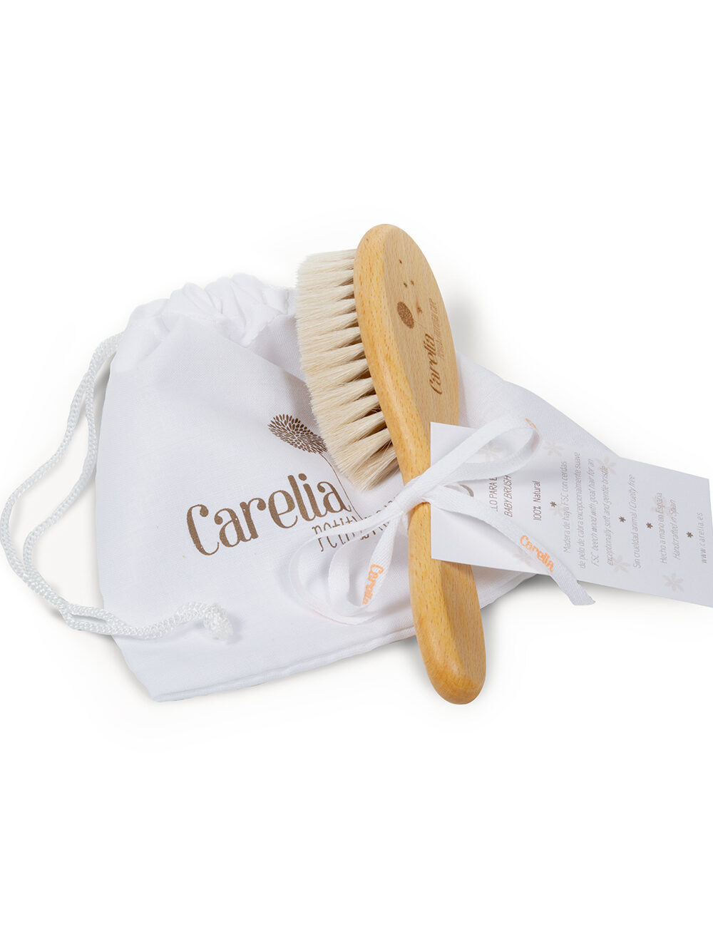 Cepillo natural para bebe de Carelia