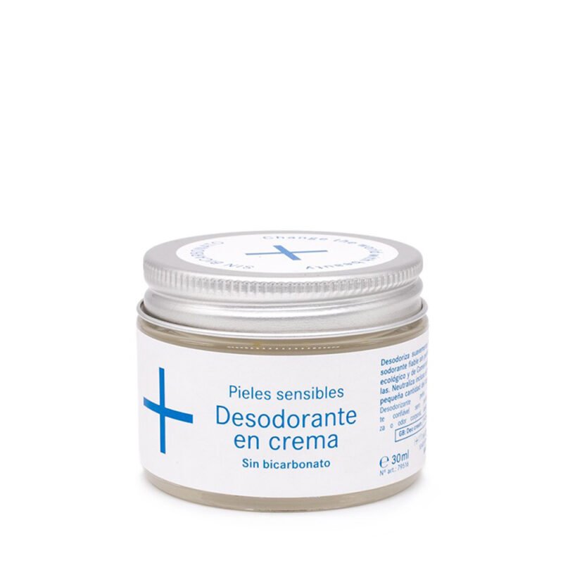 Desodorante en crema Piel Sensible sin bicarbonato y sin fragancia iplusm