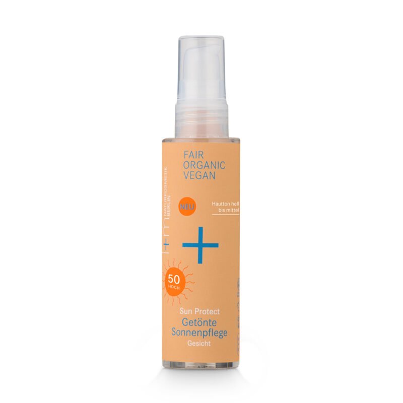 Crema solar con color SPF50 50 ml iplusm